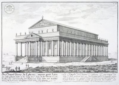 El Templo de Diana en Éfeso, Turquía, de 
